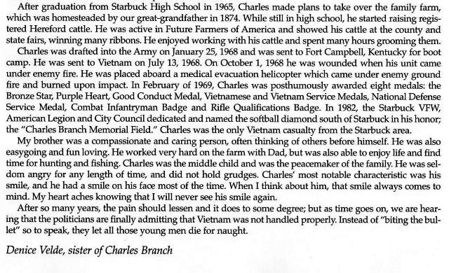 Charles A Branch